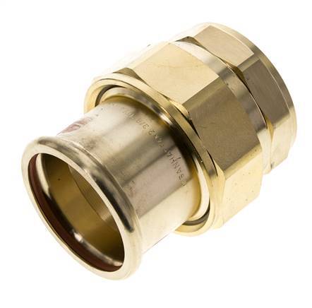 Union Press Fitting - 54mm Female & Rp 2'' Female - Copper alloy Flat Sealing