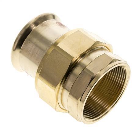 Union Press Fitting - 54mm Female & Rp 2'' Female - Copper alloy Flat Sealing
