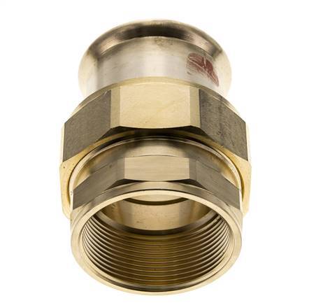 Union Press Fitting - 54mm Female & Rp 2'' Female - Copper alloy Flat Sealing