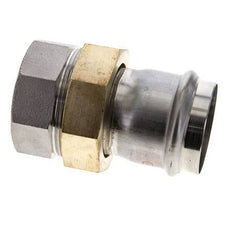 Union Press Fitting - 54mm Female & Rp 2'' Female - Stainless Steel Flat Sealing