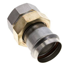 Union Press Fitting - 54mm Female & Rp 2'' Female - Stainless Steel Flat Sealing