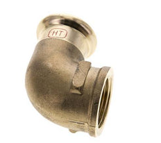 90deg Elbow Press Fitting - 22mm Female & Rp 3/4'' Female - Copper alloy