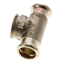 Tee Press Fitting - 18mm Female & Rp 1/2'' Female - Copper alloy