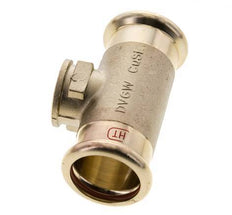 Tee Press Fitting - 28mm Female & Rp 1/2'' Female - Copper alloy