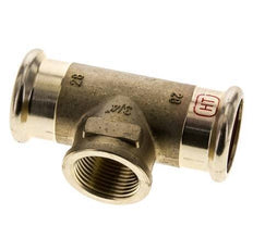 Tee Press Fitting - 28mm Female & Rp 3/4'' Female - Copper alloy