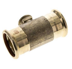 Tee Press Fitting - 42mm Female & Rp 1/2'' Female - Copper alloy