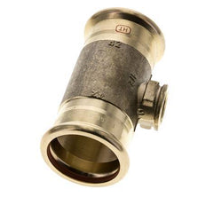Tee Press Fitting - 42mm Female & Rp 1/2'' Female - Copper alloy