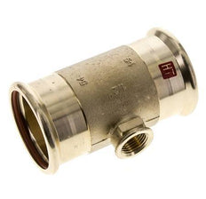 Tee Press Fitting - 54mm Female & Rp 1/2'' Female - Copper alloy