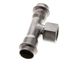 Tee Press Fitting - 22mm Female & Rp 3/4'' Female - Stainless Steel