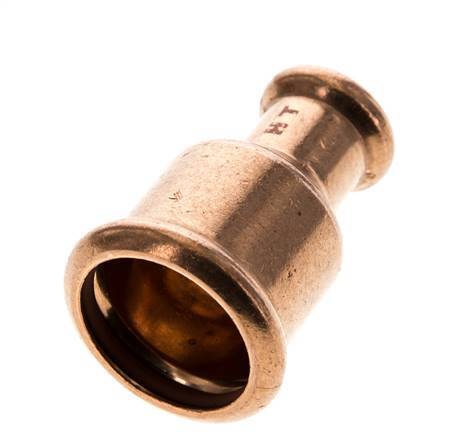 Press Fitting - 15mm Female & 28mm - Copper alloy