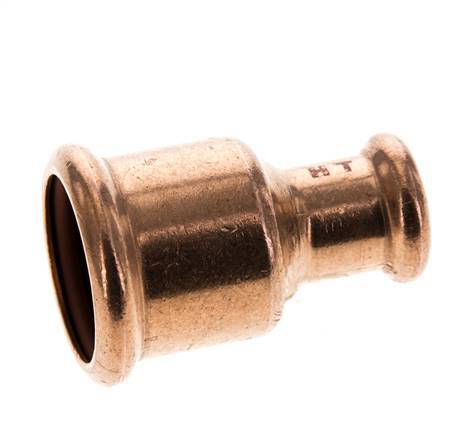 Press Fitting - 15mm Female & 28mm - Copper alloy