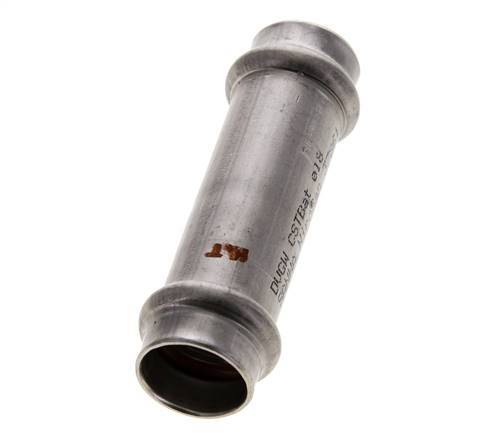Press Fitting - 18mm Female - Stainless Steel Long