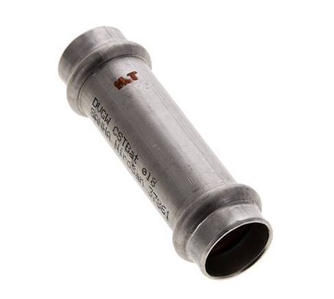 Press Fitting - 18mm Female - Stainless Steel Long