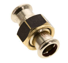 Union Press Fitting - 15mm Female - Copper alloy Flat Sealing