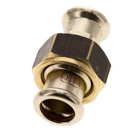 Union Press Fitting - 15mm Female - Copper alloy Flat Sealing