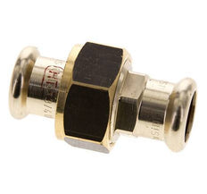 Union Press Fitting - 15mm Female - Copper alloy Flat Sealing