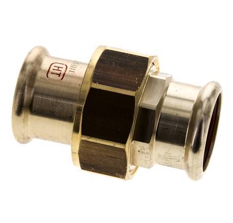 Union Press Fitting - 28mm Female - Copper alloy Flat Sealing