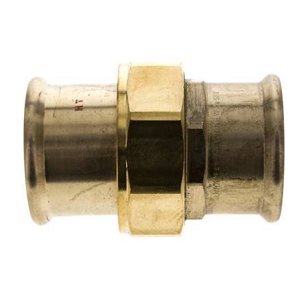 Union Press Fitting - 54mm Female - Copper alloy Flat Sealing