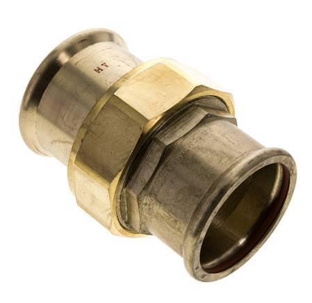 Union Press Fitting - 54mm Female - Copper alloy Flat Sealing