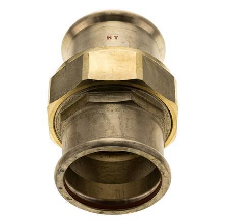 Union Press Fitting - 54mm Female - Copper alloy Flat Sealing