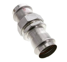 Union Press Fitting - 54mm Female - Stainless Steel Flat Sealing