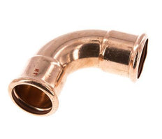 90deg Elbow Press Fitting - 42mm Female - Copper alloy