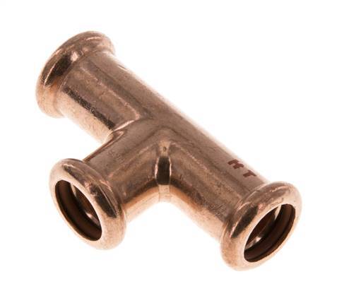 Tee Press Fitting - 15mm Female - Copper alloy