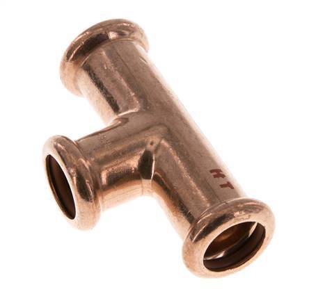 Tee Press Fitting - 15mm Female - Copper alloy