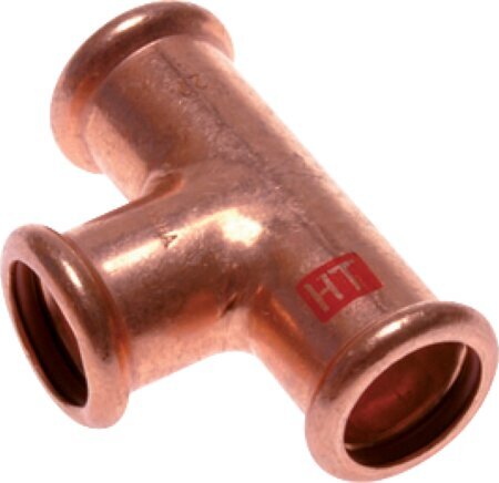 Tee Press Fitting - 54mm Female - Copper alloy