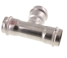 Tee Press Fitting - 42mm Female - Stainless Steel