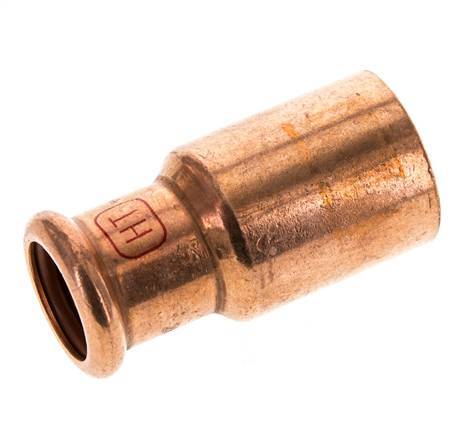 Press Fitting - 18mm Female & 28mm Male - Copper alloy