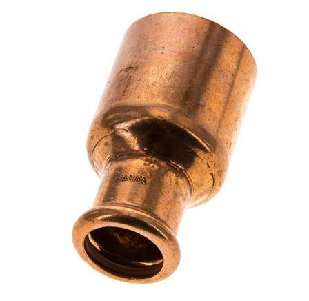 Press Fitting - 22mm Female & 42mm Male - Copper alloy