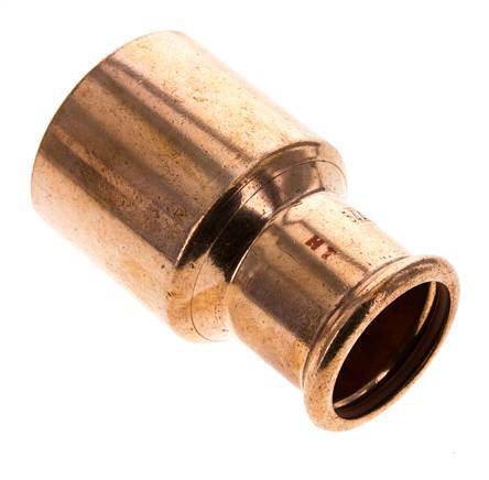 Press Fitting - 35mm Female & 54mm Male - Copper alloy