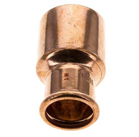 Press Fitting - 35mm Female & 54mm Male - Copper alloy