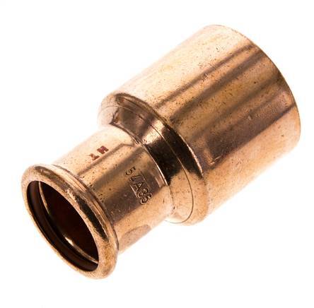 Press Fitting - 35mm Female & 54mm Male - Copper alloy
