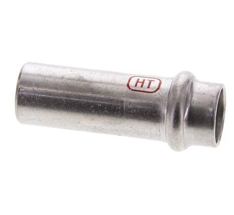 Press Fitting - 15mm Female & 18mm Male - Stainless Steel