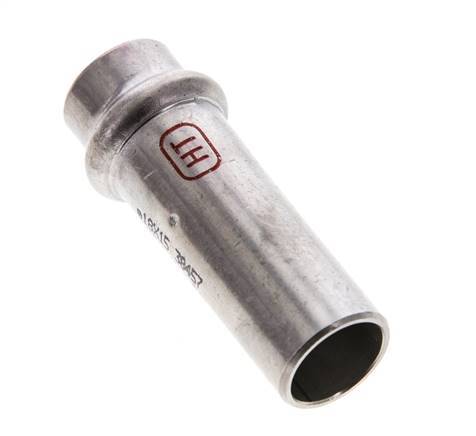 Press Fitting - 15mm Female & 18mm Male - Stainless Steel