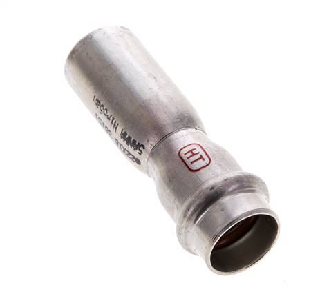 Press Fitting - 18mm Female & 22mm Male - Stainless Steel