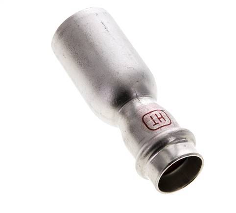 Press Fitting - 18mm Female & 28mm Male - Stainless Steel