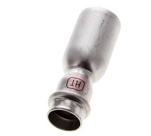 Press Fitting - 18mm Female & 28mm Male - Stainless Steel