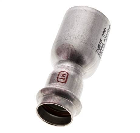 Press Fitting - 22mm Female & 35mm Male - Stainless Steel