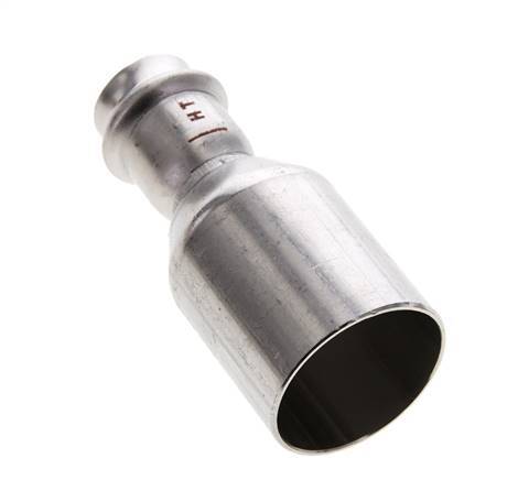 Press Fitting - 22mm Female & 42mm Male - Stainless Steel