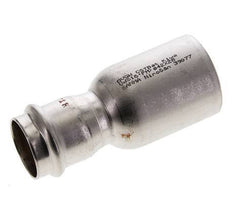 Press Fitting - 28mm Female & 42mm Male - Stainless Steel