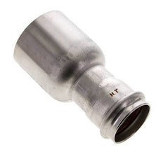 Press Fitting - 35mm Female & 54mm Male - Stainless Steel