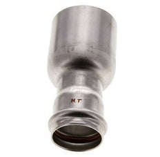 Press Fitting - 35mm Female & 54mm Male - Stainless Steel