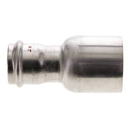 Press Fitting - 35mm Female & 54mm Male - Stainless Steel