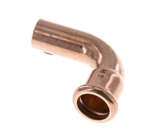 90deg Elbow Press Fitting - 18mm Female & 18mm Male - Copper alloy