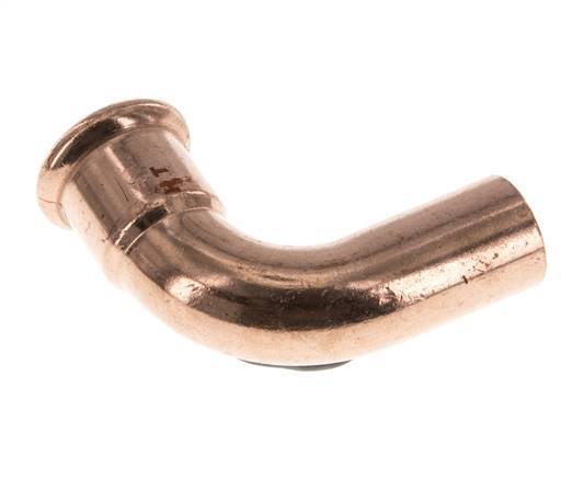 90deg Elbow Press Fitting - 22mm Female & 22mm Male - Copper alloy