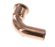 90deg Elbow Press Fitting - 22mm Female & 22mm Male - Copper alloy