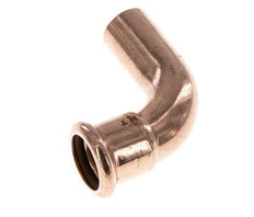 90deg Elbow Press Fitting - 22mm Female & 22mm Male - Copper alloy